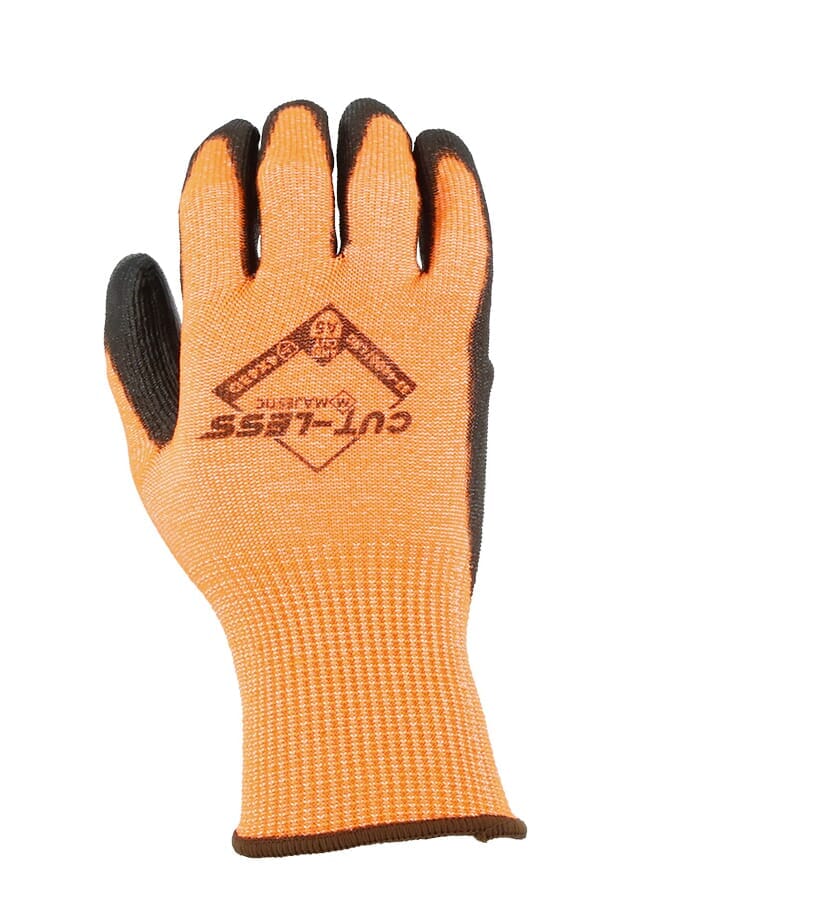 Cut-Less Korplex Glove with Polyurethane Palm, 13g, ANSI A5